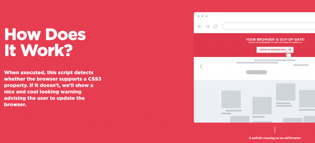 Outdated Browser - How does it work
